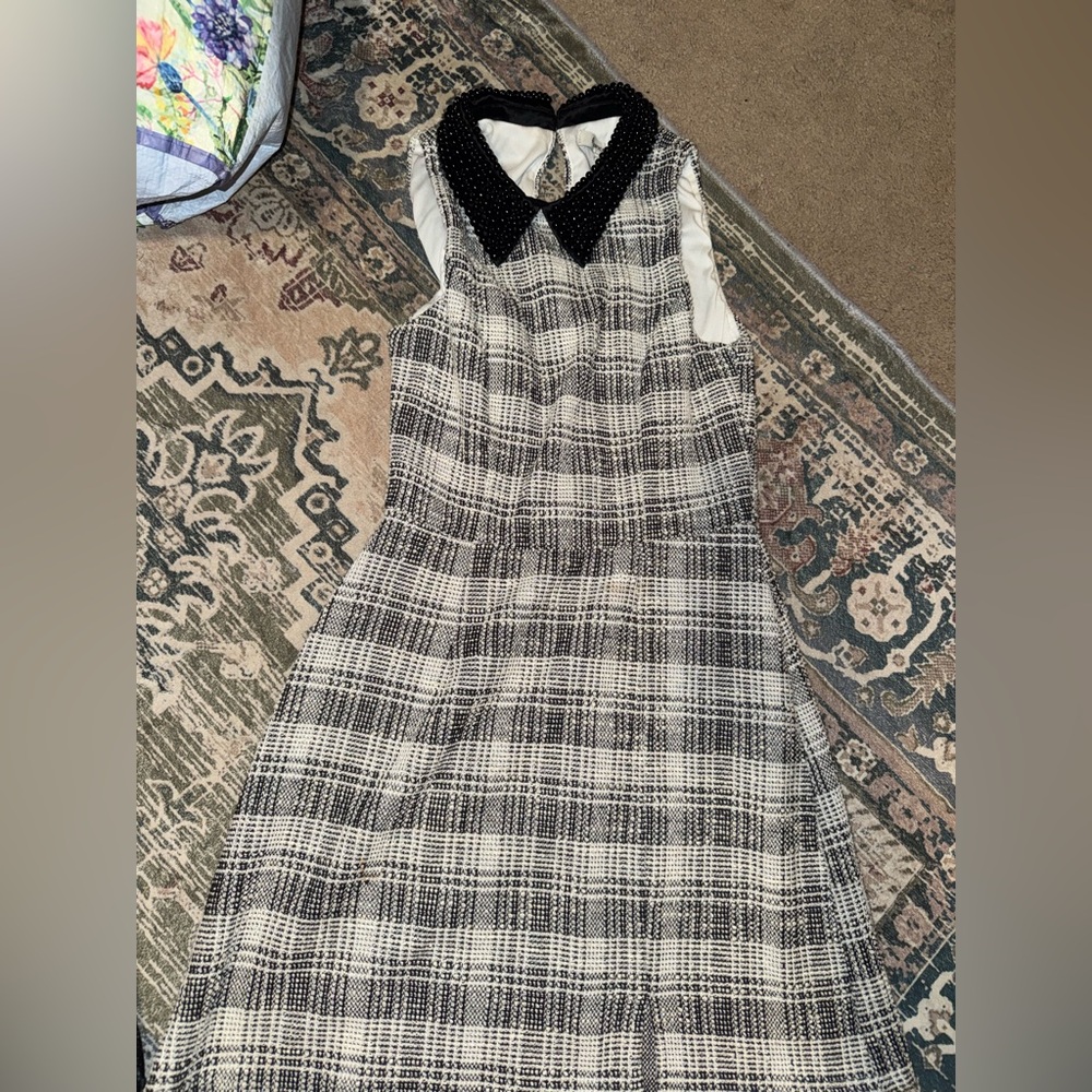 Francesca's plaid dress